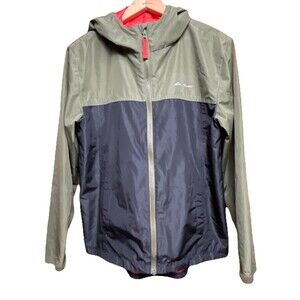 Eddie Bauer Lone Peak Hooded Jacket Boys Green Boys Large 14/16